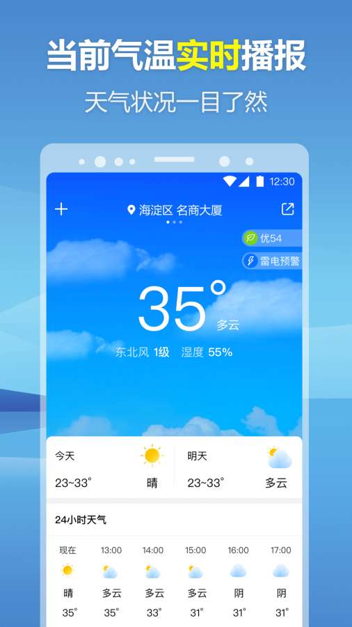 暖心天气预报1