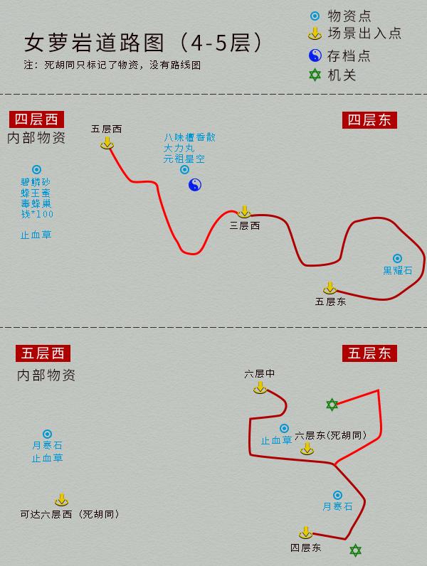 仙剑奇侠传四地图详解全攻略，仙剑奇侠传四全收集图文
