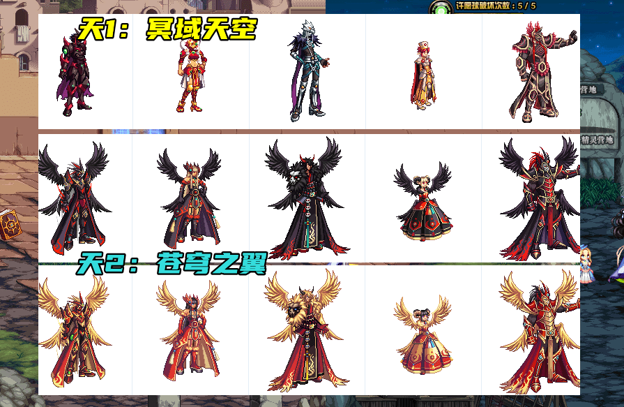 dnf天空套1到12套外观，dnf天空套1-12期哪套好？
