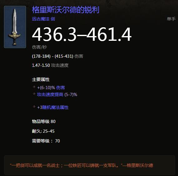 暗黑破坏神的经典装备，暗黑崔斯特姆的黑化事件里的装备彩蛋
