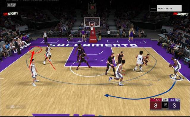 nba2kolsf跑三分战术，nba2kol王朝sg三分战术
